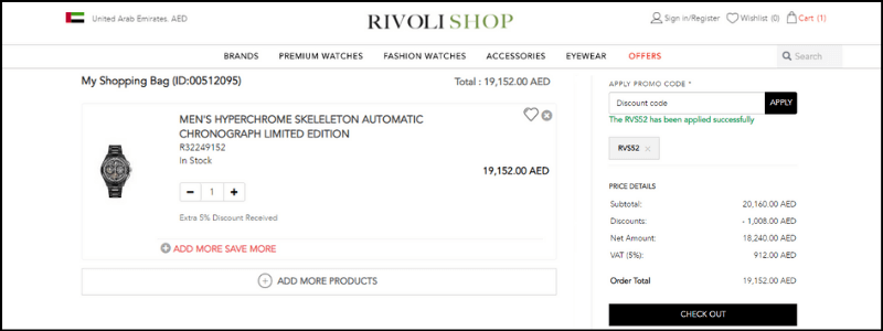 rivoli-promo-code